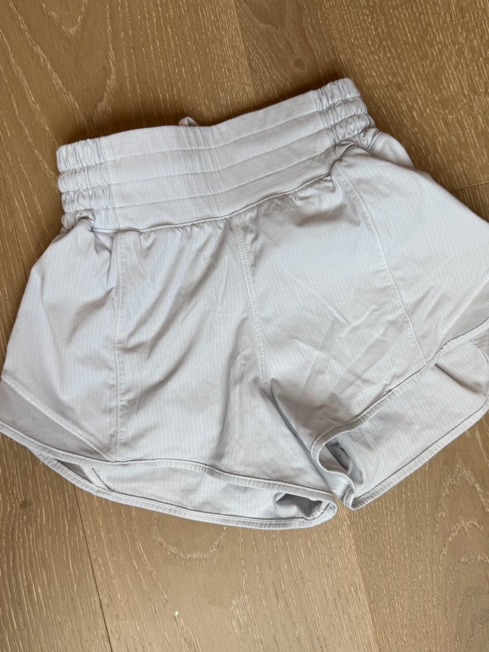 Lululemon Light Gray Athletic Shorts